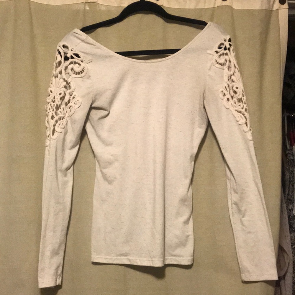 Crochet shoulder top